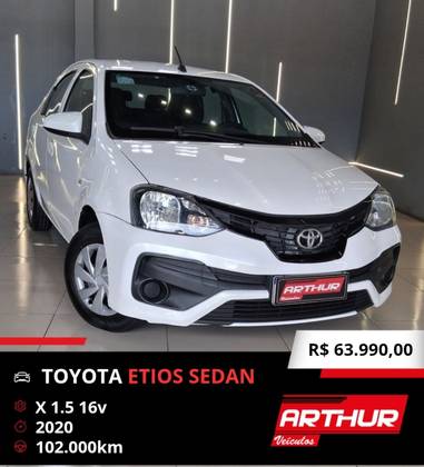 TOYOTA ETIOS 1.5 X PLUS 16V FLEX 4P MANUAL